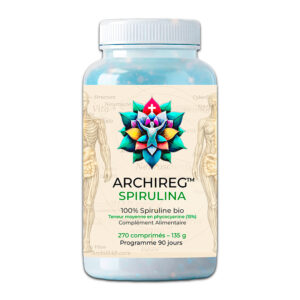 Flacon ARCHIREG Spirulina 270 comprimés spiruline bio 90 jours