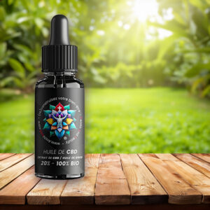 Flacon ARCHIREG Huile CBD Bio 20% extrait CBD France & UE